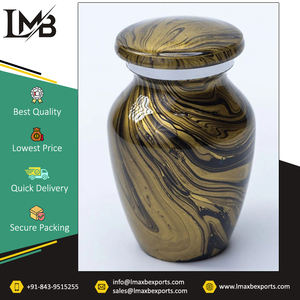 Proveedor de cantidad al por mayor de excelente calidad, diseño único, acabado personalizado, cenizas funerarias, recuerdo de aluminio, urnas de cremación - Product Image 6