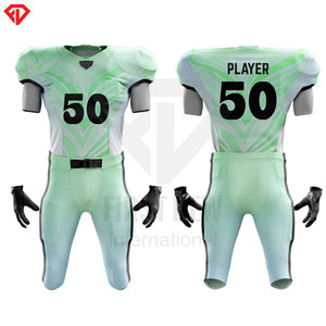 Nuevo uniforme de ropa deportiva con estampado personalizado, nuevo diseño personalizado, ropa de equipo transpirable, uniforme de fútbol americano - Product Image 4