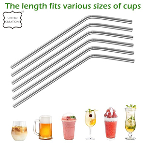 Pajitas reutilizables de silicona y acero inoxidable 304 con logotipo personalizado al por mayor, accesorios de barra sostenibles con cubiertas empaquetadas en caja - Product Image 4