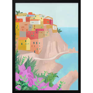 Support en toile imprimé numériquement Cinque Terre Italie - Product Image 3