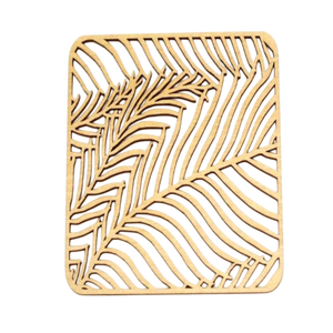 Posavasos de madera sin terminar Posavasos de madera hexagonal sólido personalizado para manualidades de pintura DIY con caja de madera - Product Image 4