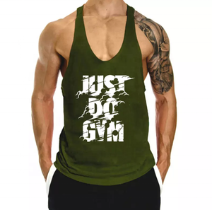 Débardeur Homme en Coton Côtelé de Haute Qualité, Coupe Slim, pour Gym, Fitness, Course à Pied, Sport, Broderie Graphique Personnalisable - Product Image 2