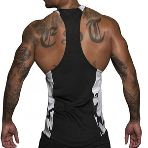 Por encargo Vintage Distressed Streetwear Moda Chaleco Venta caliente Sin mangas Entrenamiento Top de punto Último diseño de alta calidad - Product Image 4