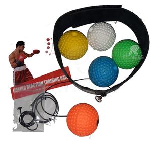 Balón de velocidad de cuero RCF de doble extremo para entrenamiento de boxeo y MMA, incluye bomba, altura ajustable, duradero, negro - Product Image 6