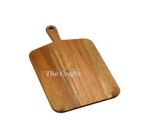 Tabla de cortar de queso de madera para cortar frutas y verduras Tabla de cortar de utensilios de cocina de calidad superior en la India - Product Image 5