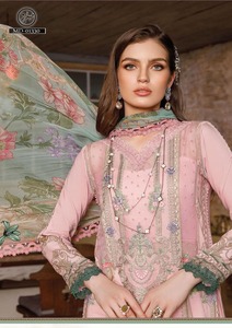 ชุดเดรสงานเลี้ยงแบบไม่ต้องเย็บติดกัน ยอดขายอันดับต้นๆ ปี 2026 ชุดเดรสแบบ Salwar Kameez ความยาวปกติ ดีไซน์ใหม่ งานฝีมือแบบอินเดีย-ปากีสถาน - Product Image 2