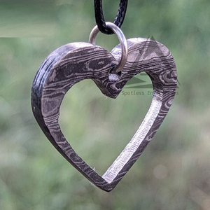 Factory Direct Supply Damascus Steel <b>Lockets</b> Custom Design Online Sale Latest Design Damascus Steel <b>Lockets</b> - Product Image 2