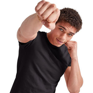 T-shirt pour homme à imprimé graphique, manches courtes, coton, col rond, coupe ajustée, uni, léger, doux, décontracté, tendance, moderne, quotidien - Product Image 5