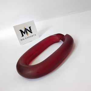 Chaîne murale en résine mate bordeaux, décoration, pièce d'art artisanale - Product Image 3