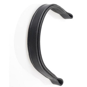 Accesorios para caballos Productos ecuestres Banda para cejas de caballo de cuero inglés negro hecha a mano en tamaños de mazorca completos y acolchado suave - Product Image 3