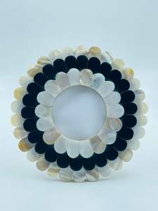 Three-Layer Unique Axiom <b>Mother</b> of Pearl Vintage Handmade Eco-Friendly Photo Frame Wall Art Home Decor - Product Image 2