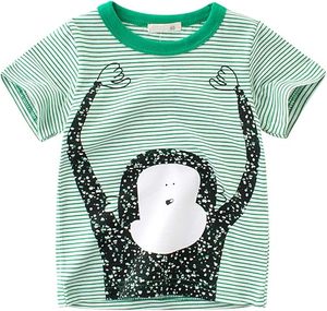 Enfant en bas âge garçon tricoté coton t-shirt personnalisé Applique Boutique vêtements été enfants garçon vêtements chemises - Product Image 2