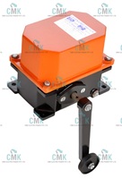 Interrupteur de fin de course électronique industriel CMK en aluminium à levier LLS/2SH/2/AL, type levier bidirectionnel, shunt, IP54, 40 ampères, 2 contacts NC, intelligent