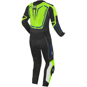 Combinaisons de moto élégantes en cuir à séchage rapide pour hommes Combinaison de moto avec vestes et pantalons Veste de moto en cuir véritable - Product Image 4