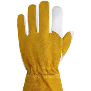 Gants de soudage TIG en cuir de qualité supérieure résistants à la chaleur Gants de soudage au pouce naturels légers - Product Image 5