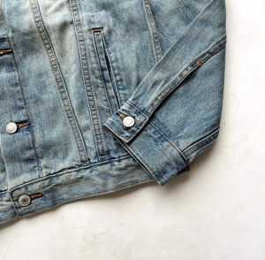 Vestes en jean pour hommes, design populaire, couleur personnalisée, style personnalisé, bon fabricant, imprimé, confortable, taille adaptée - Product Image 6