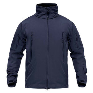 เสื้อแจ็คเก็ตผู้ชายแบบขายส่ง กันน้ำ สไตล์ลำลอง เรียบง่าย ผ้า softshell ขายดีที่สุด เสื้อแจ็คเก็ต softshell สำหรับกิจกรรมกลางแจ้ง - Product Image 4