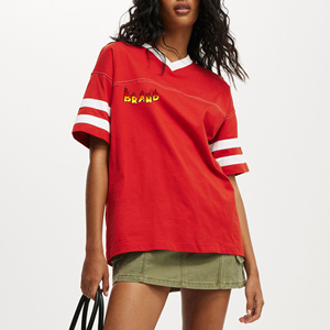 เสื้อยืดผู้หญิงคอปกทรงปกติ ผ้าฝ้าย 100% รุ่นใหม่ล่าสุด ปี 2025 รับสกรีนโลโก้และปักลายตามสั่ง สำหรับฤดูร้อน - Product Image 1