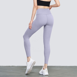 Professionnel 2024 personnalisé Spandex Nylon femmes Leggings personnalisé taille haute Yoga pantalon Gym entraînement femmes Leggings - Product Image 5