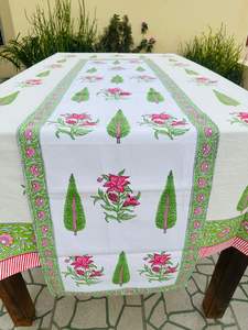 Bloque de mano impreso diseño amarillo para Bodas de estilo indio y eventos al aire libre fiestas al aire libre eventos de boda decoración del hogar - Product Image 6