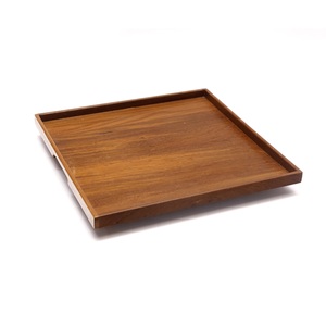 Plateau de service en bois de manguier fait à la main inspirant présentoir de plat en bois pour les fêtes à faible coût 50 pièces quantité minimale de commande - Product Image 6