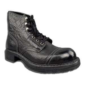 Bottines en cuir à la mode, mi-mollet, avec boucle, design léger, pour l'hiver et les soirées - Product Image 1