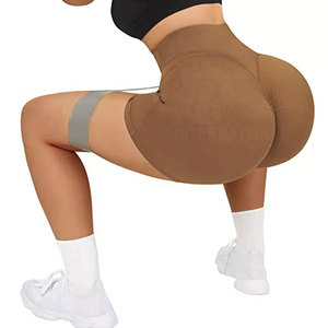 Large <b>Size</b> Women Fitness Booty Shorts Scrunch Booty Fitness <b>Yoga</b> <b>Pants</b> Mid/High Waist Hips Sports Shorts - Product Image 4