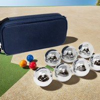 Ensemble de boules de pétanque d'extérieur en métal, jeu de bocce pour pelouse, jardin, cour, jeu familial pour la récréation