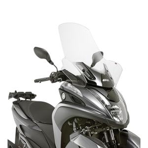 Parabrezza Trasparente GIVI 2120DT Nuovo per Yamaha Tricity 125 155 2014-2024, Parabrezza Moto per Modelli 2014-2024 - Product Image 1