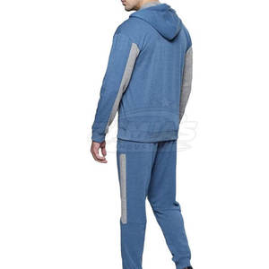 Ensemble de survêtement pour homme à manches longues et fermeture éclair intégrale pour la course et le sport, vente en gros, survêtement personnalisé pour homme, nouveau style - Product Image 5