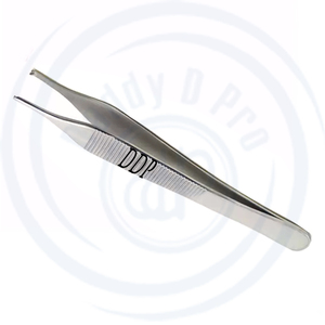 Pince à tissus Adson Brown 12 cm en acier inoxydable, instruments chirurgicaux, 1x2 dents, pince DADDY D PRO BY DADDY D PRO CE ISO - Product Image 4