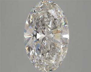 เพชรทรงรี 4.30 กะรัต สี F ความสะอาดระดับ SI2 เพชรเพาะเลี้ยงในห้องปฏิบัติการ สำหรับทำเครื่องประดับ เพชร CVD - Product Image 2