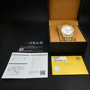 Orologio di Lusso con Diamanti Moissanite per Uomo, Automatico Meccanico, Movimento Miyota 8215, <span class=keywords><strong>in</strong></span> <span class=keywords><strong>Acciaio</strong></span> Inossidabile - Product Image 6