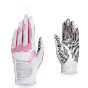 Guantes de golf de piel de oveja para adultos, ligeros, para mano izquierda unisex, todos los tamaños, con logotipo personalizado, guantes de golf transpirables de nuevo diseño - Product Image 4