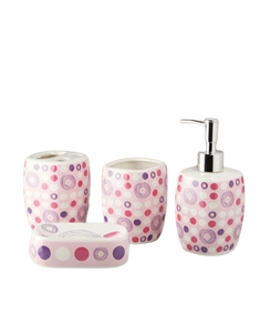 ชุดห้องน้ำเรซิน4ชิ้นคุณภาพสูงใช้ในบ้านและโรงแรมชุดตกแต่งห้องน้ำอุปกรณ์ในห้องน้ำจำนวนมาก - Product Image 6