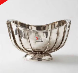 Cuenco para servir postres de acero inoxidable con acabado dorado de alta calidad para restaurante y bar de hotel - Product Image 4