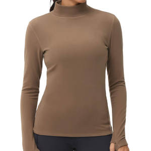 High Quality Base Layer Shirt Stretchable Fabric Long Sleeve Custom Logo With Printing Horse <b>Riding</b> Base Layer Shirt For Women's - Product Image 1