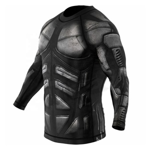 Alta calidad personalizada MMA ropa deportiva de talla grande Jersey Rash Guard al por mayor Rashguards personalizables del fabricante - Product Image 1