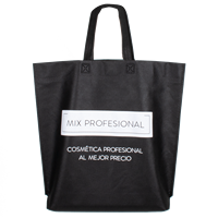 Professionelle, wiederverwendbare Geschenktasche aus Stoff in Schwarz, hergestellt in Spanien, 8426827274363 5415