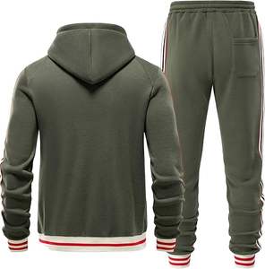 Logo personnalisé RTS Survêtements de sport respirants deux pièces pour hommes 2 pièces de jogging de sport de grande taille pour hommes - Product Image 2