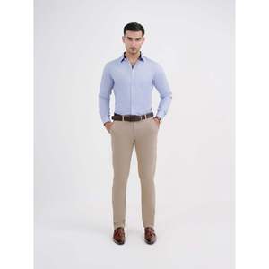 Pantalones Chinos PALLAS Smart Casual 100% Algodón Twill, Diseño Sólido Personalizable, Cierre de Cremallera, Corduroy, Disponibles en Tallas Grandes desde XL hasta 6XL - Product Image 1