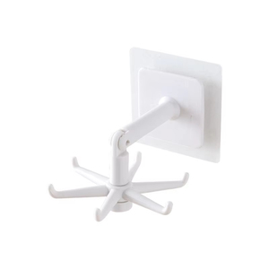Mensola sospesa a parete della <span class=keywords><strong>cucina</strong></span> Non perforante 360 girevole 6 gancio pentola presa <span class=keywords><strong>articoli</strong></span> di conservazione da <span class=keywords><strong>cucina</strong></span> - Product Image 6