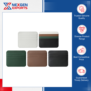 Offre de revendeur de premier plan : Porte-cartes d'identité en cuir PU vierge pour sublimation, qualité supérieure, style tendance, prix raisonnable, par Nexgen Exports - Product Image 6