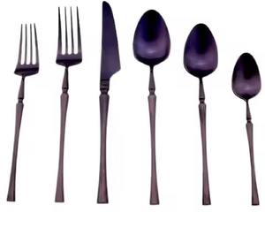 Juego de Cubiertos de Acero Inoxidable Ecológico con Diseño Floral, Pulido Espejo, Cuchara para Sopa y Arroz - Product Image 5