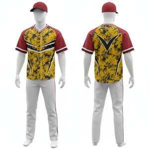 Ensemble d'uniformes de baseball sur mesure, vente en gros, sublimation, léger, respirant, en maille - Product Image 4