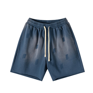 Logo personnalisé OEM Ensemble deux pièces d'été pour hommes Ensemble t-shirt et short décontractés Costume de sport pour hommes Costumes à manches courtes à la mode personnalisés - Product Image 5