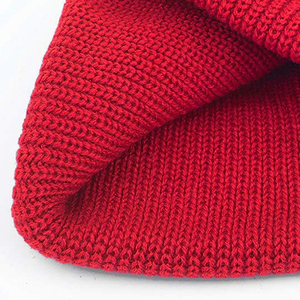 Vente en gros de bonnets d'hiver en tricot de couleur unie avec logo personnalisé bonnets d'hiver de bonne qualité en jacquard pour adultes à vendre - Product Image 6