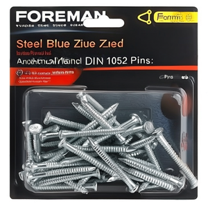Clavos de Anclaje FOREMAN de Acero Azul Zincado D4x50mm DIN 1052 - Product Image 3