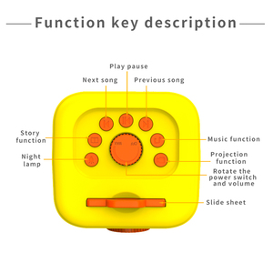 Projecteur de histoires pour enfants, jouet éducatif en ABS avec cartouche pour contes de nuit - Product Image 2