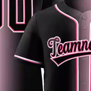 Maillot de baseball personnalisable pour homme avec logo d'équipe, séchage rapide, respirant, 100 % polyester, service OEM, prix de gros - Product Image 4